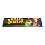 Smores Chocolate Bar - 1:1 50mg/50mg - Choice Edibles