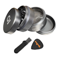 Silver 4 Piece Metal Grinder - Ongrok