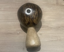 Lignum Vitae Coconut Bong - Hand-crafted