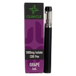 Grape 1000mg CBD Vape Pen - Clinicle