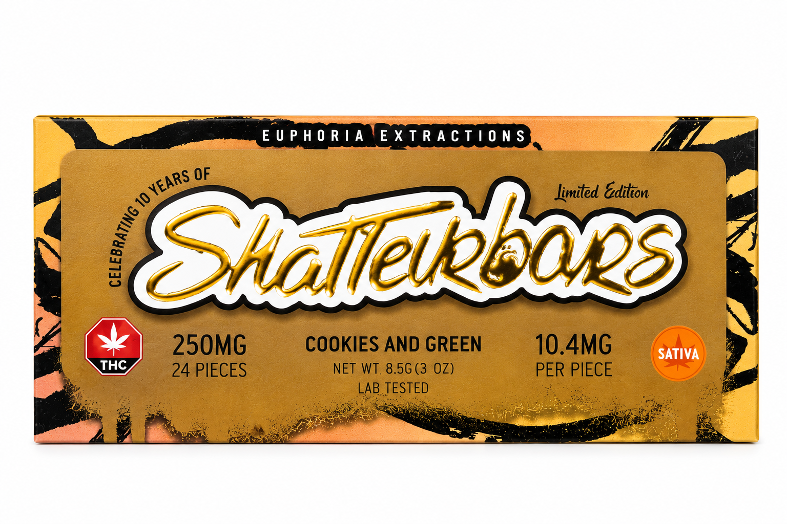 Cookies N' Green - Sativa - 250mg - Euphoria Extracts