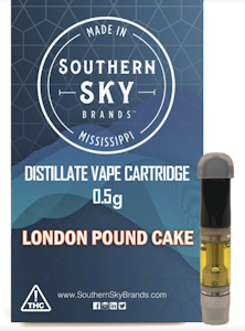 Southern Sky Brands - London Pound Cake THC Vape - 0.5g