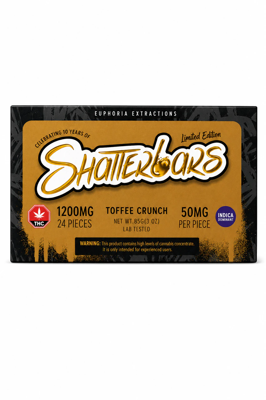 Euphoria Extracts - Toffee Crunch - Indica - 1200mg - Euphoria Extracts Main Image