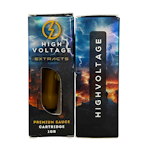 Peanut Butter Gelato HTFSE Vape Cartridge - 1g - High Voltage