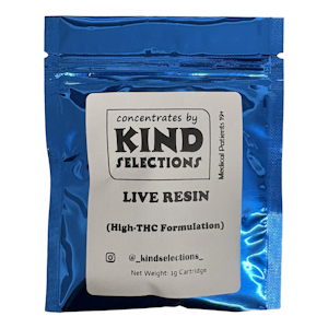 Kind Selections - Grape Cake Live Resin Cartridge - 1g - Kind Selections