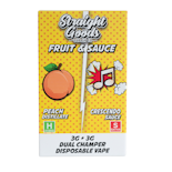 Peach + Crescendo Sauce Vape pen - 6g - Straight Goods Dual Chamber