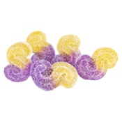 SOURZ by Spinach - SOURZ by Spinach Peach Passionfruit 1:1:1 CBN:CBD:THC 5pk Soft Chews - Indica