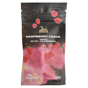 Honey Badger - Raspberry Crave Vape Cartridge - 1.1g - Honey Badger