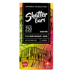 Euphoria Extracts - Vegan Dark Chocolate - Sativa - 250mg - Euphoria Extracts