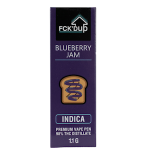 Fck Dup - Blueberry Jam Vape Pen - 1.1g - Fck Dup