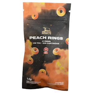 Honey Badger - Peach Rings Vape Cartridge - 1.1g - Honey Badger