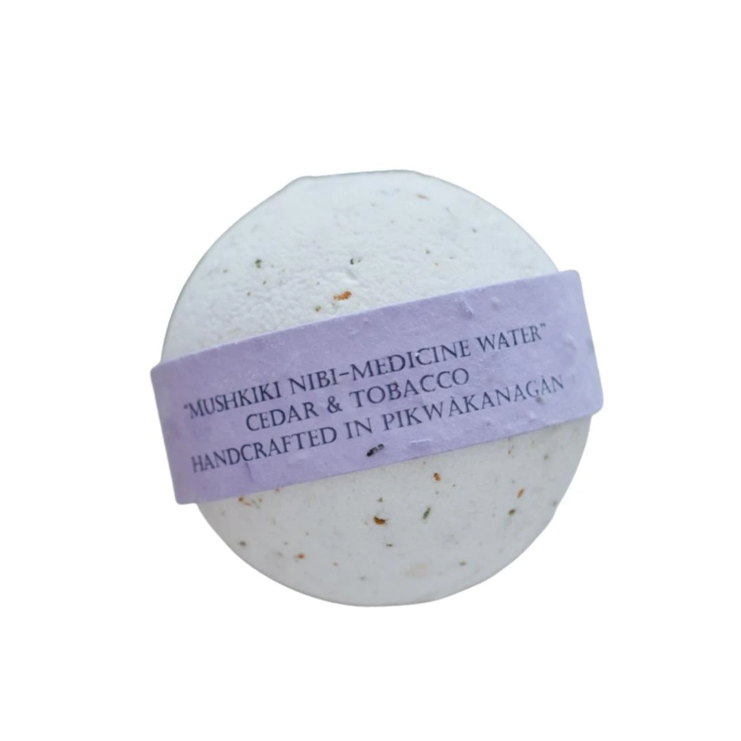 AKI Wellness - CBD Cedar & Tobacco Bath Bomb - 350mg - Aki Wellness Main Image