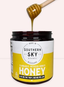 Southern Sky Brands - Infused Honey Jar (8oz) - 100mg THC