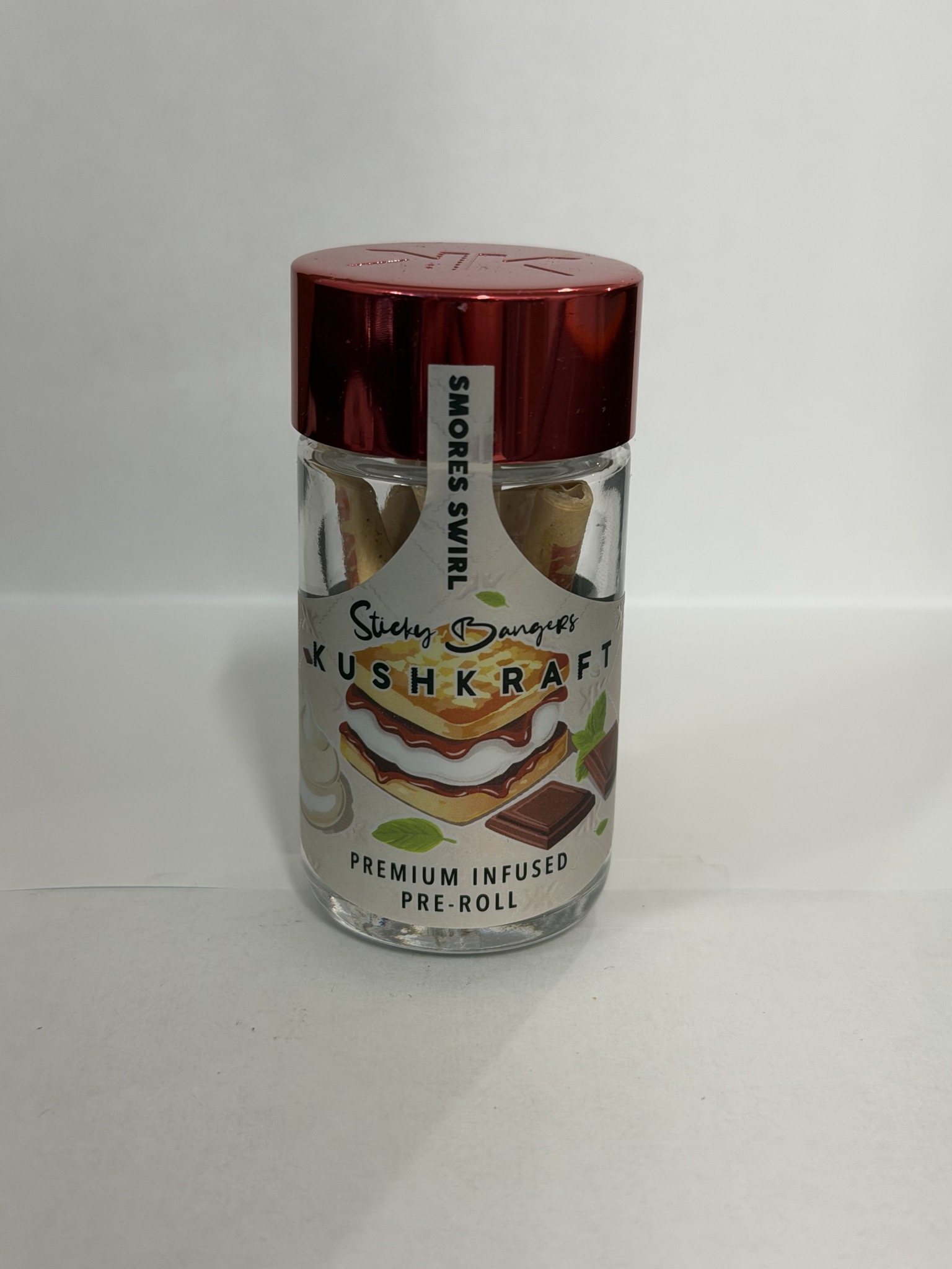 S'mores Swirl - 6pack - Sativa - Sticky Banger - Kush Kraft