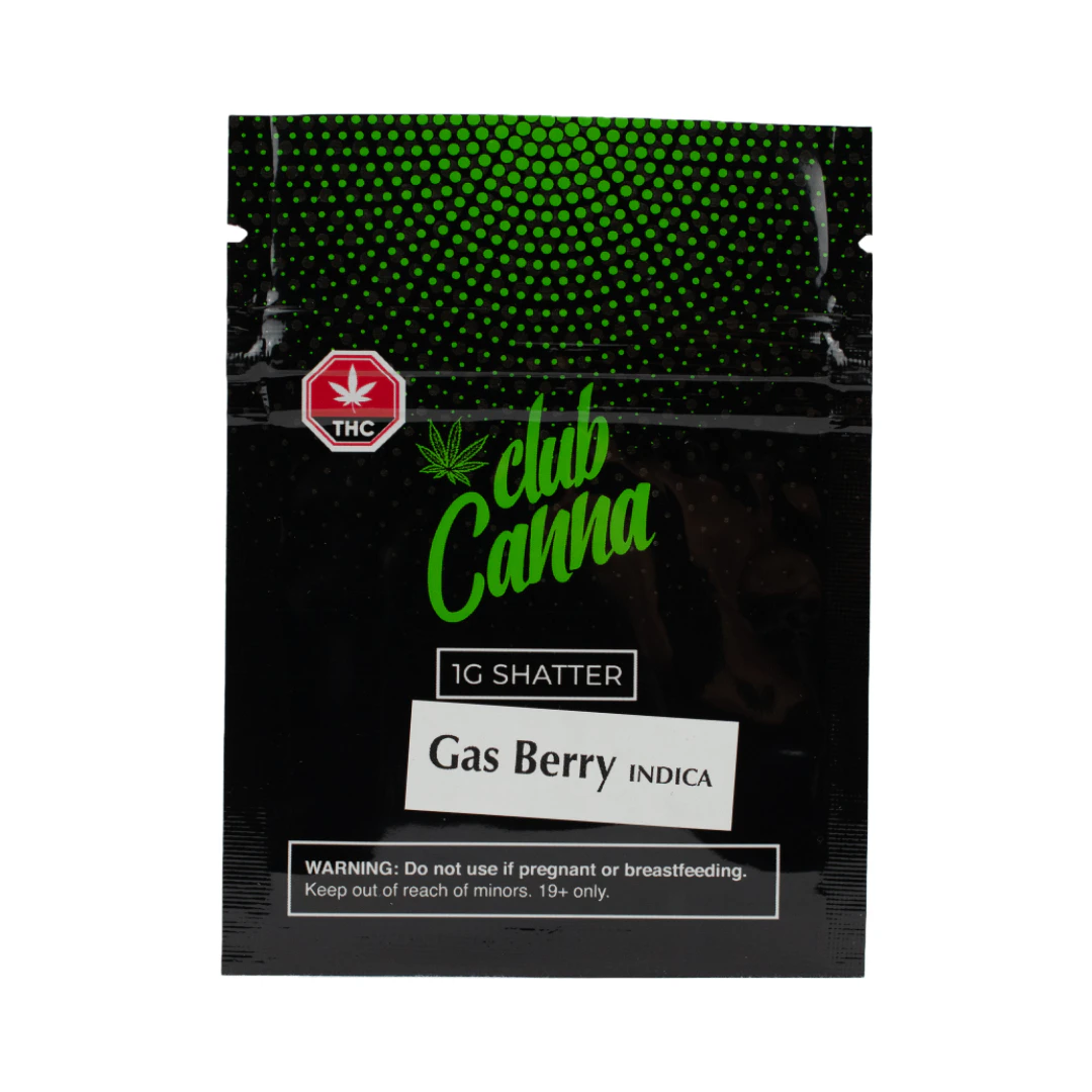 Club Canna - Gas Berry Shatter - 1g - Club Canna Main Image