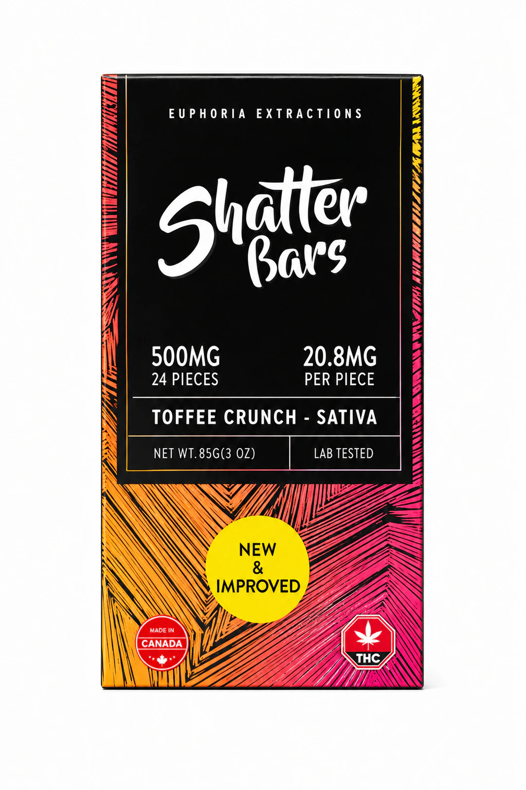 Euphoria Extracts - *Liquidation* Toffee Crunch - Sativa - 500mg - Euphoria Extracts Main Image