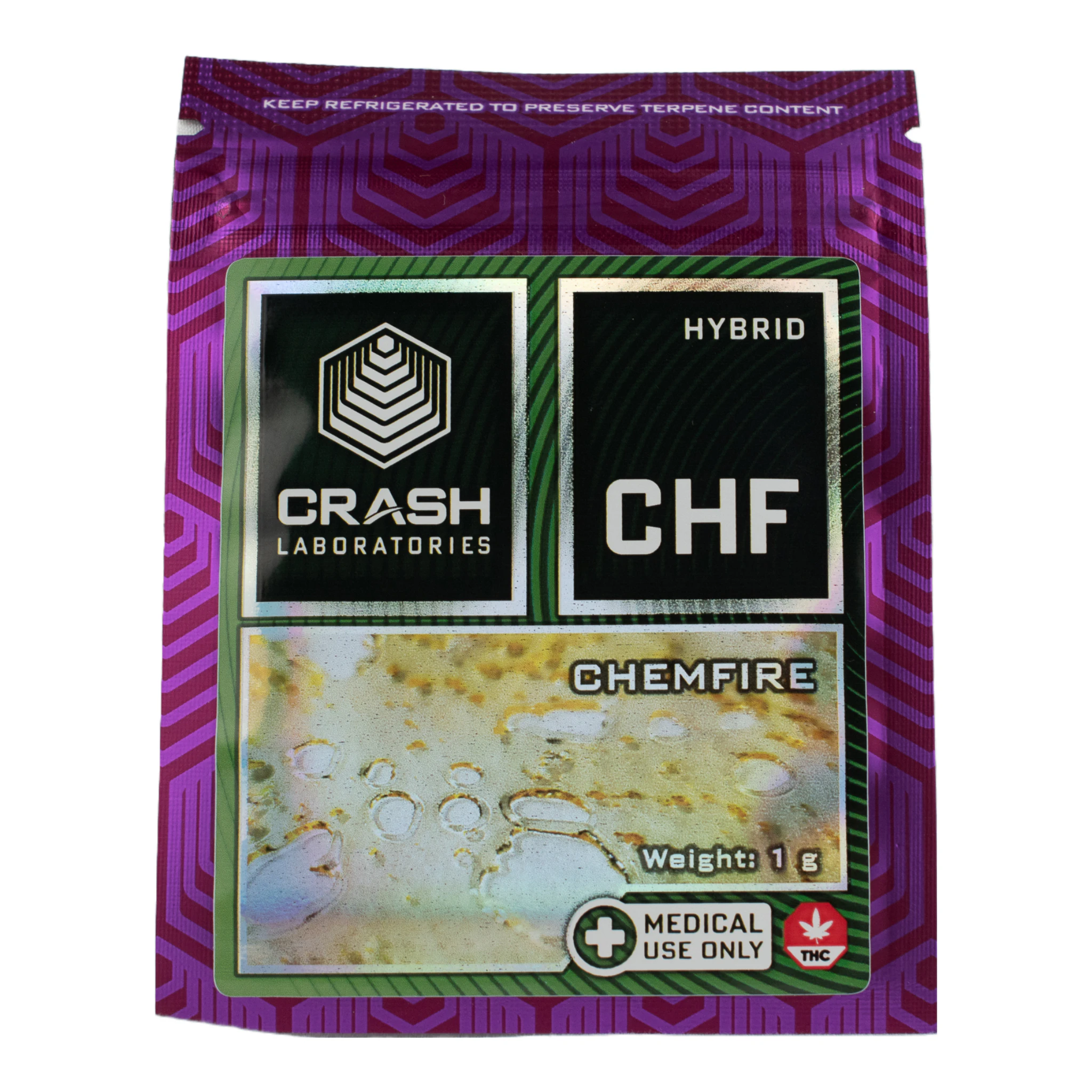 Crash Labs - Chem Fire Shatter 1g - Crash Labs Main Image
