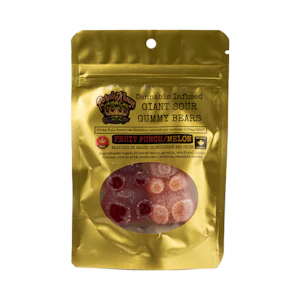 Purple Krown - Fruit Punch & Melon Giant Gummies - 200mg - Purple Krown