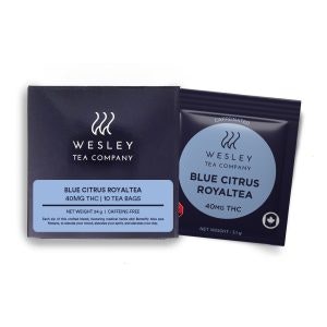 Wesley Tea Co. - THC Blue Citrus Royaltea - 40mg - Wesley Tea Co