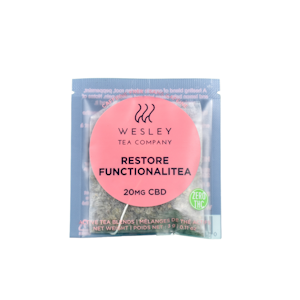 Wesley Tea Co. - Wesley Tea Co. - 20mg CBD Restore Functionalitea - Single