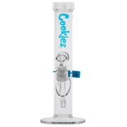 13" 5mm Blue Straight Shooter Bong - Cookies