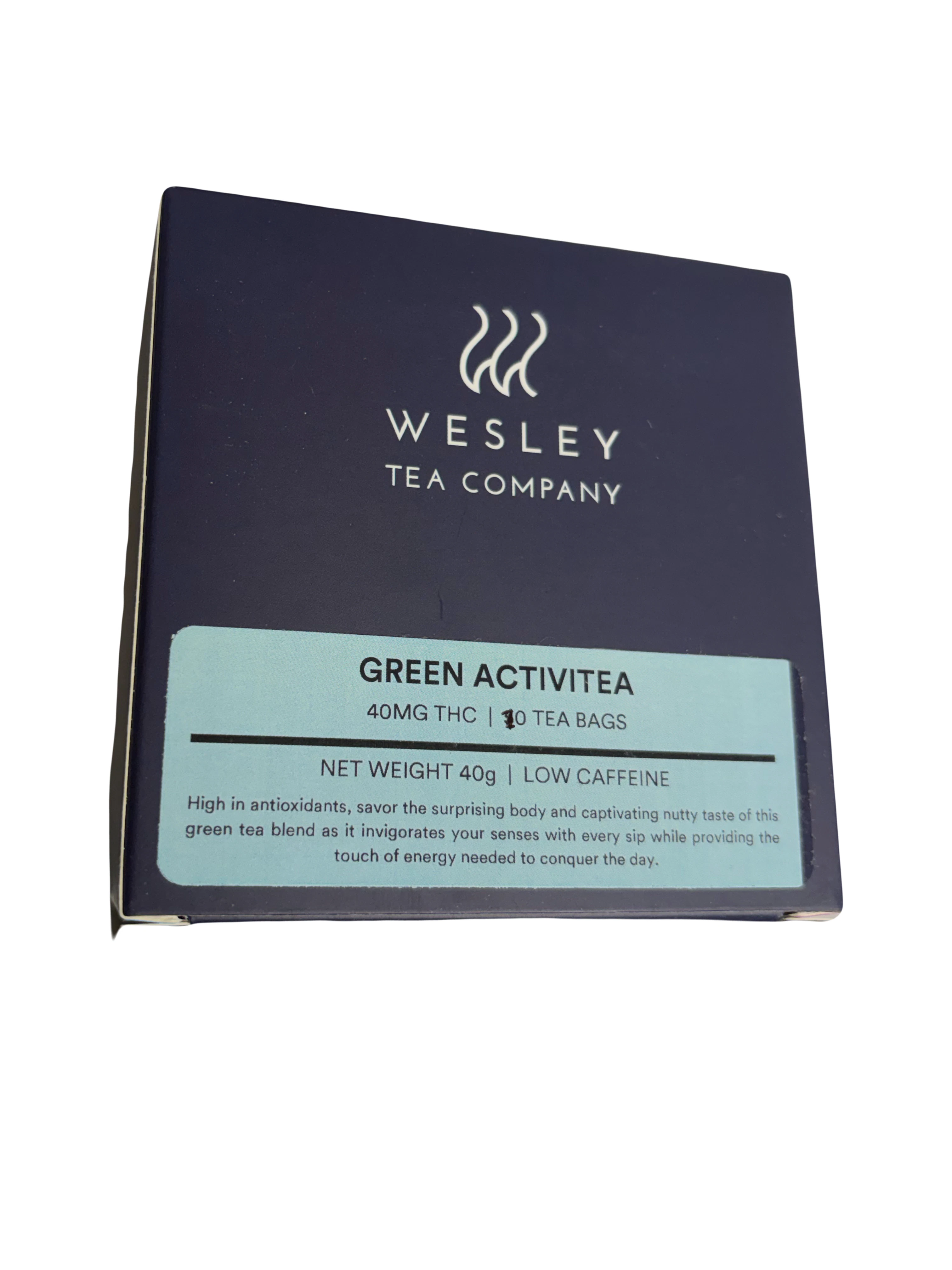 Wesley Tea Co. - *Liquidation* THC Green Activitea - 40mg - Wesley Tea Co Main Image