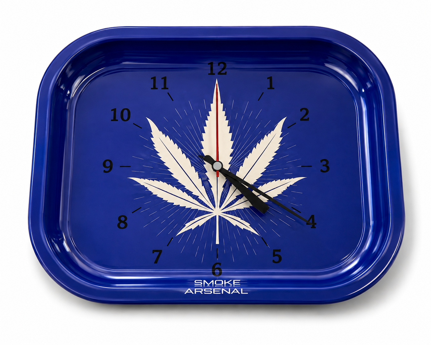 Arsenal Trays - 420 Clock metal rolling tray