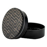 2.5" Black Toothless Grinder 2pcs - Prohibition