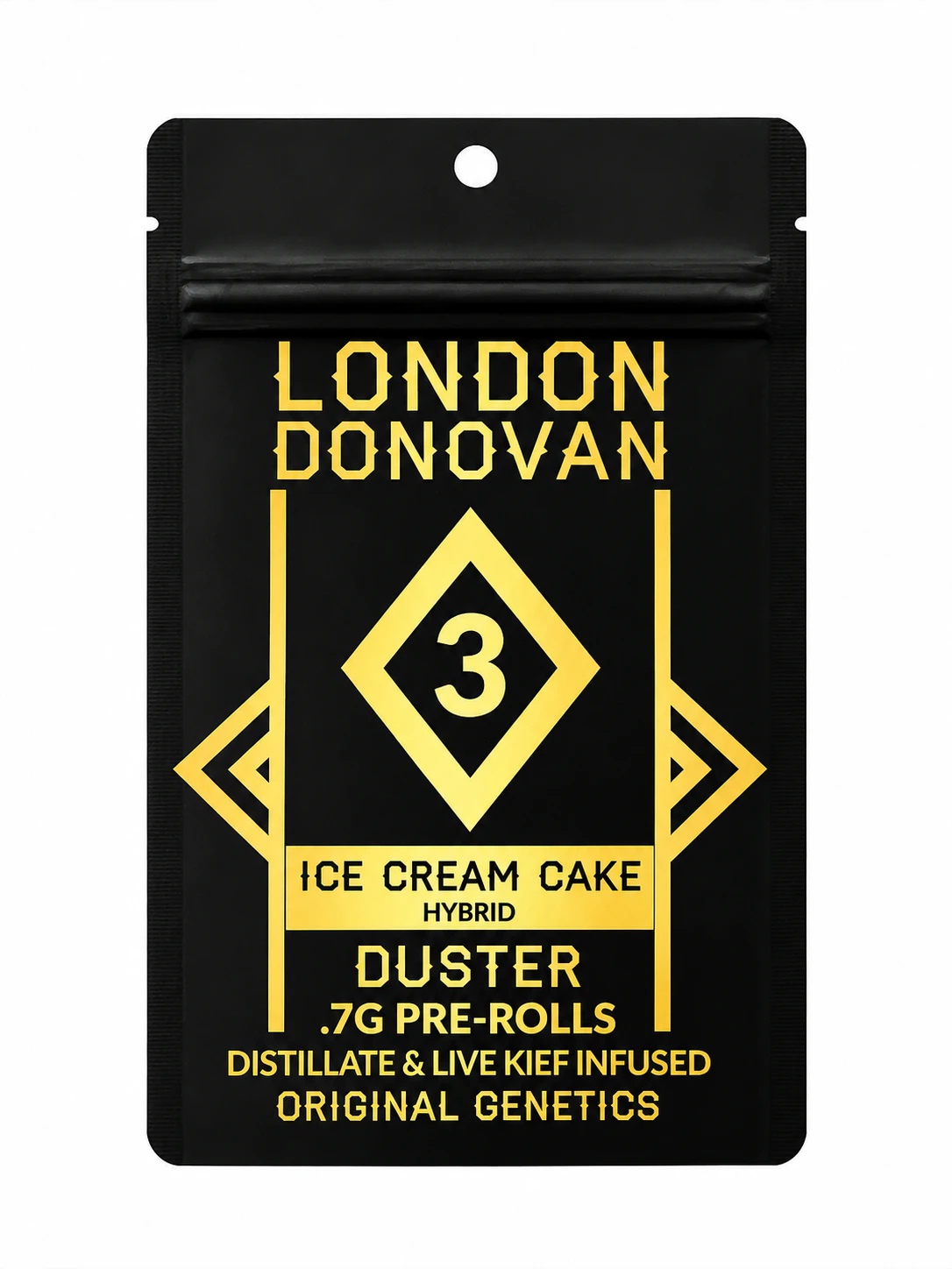 London Donovan - Ice Cream Cake - Duster Preroll 3 Pack - London Donovan Main Image