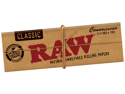 RAW - Connoisseur - Classic - 1¼ w/ Tips - RAW Papers