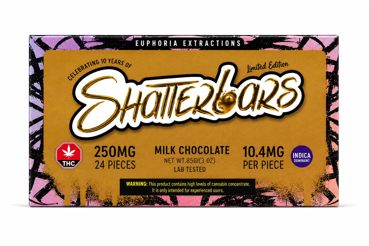 Euphoria Extracts - Milk Chocolate - Indica - 250mg - Euphoria Extracts Main Image