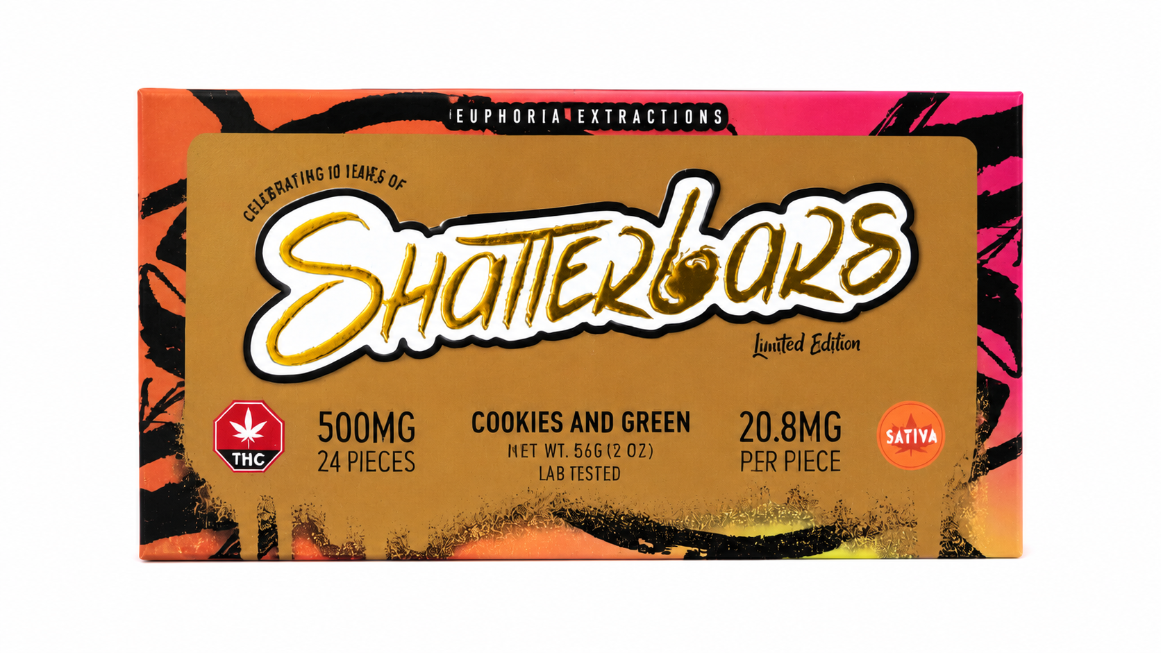 Cookies N' Green - Sativa - 500mg - Euphoria Extracts