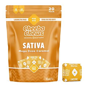 Stash House - Cheeba Chews - Caramel Taffy Sativa - 1000mg