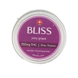 Juicy Grape Gummies - THC - 250mg - Bliss