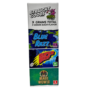 Straight Goods - Blue Razz + Super Boof + Maui Wowie Vape Pen - 9g - Straight Goods