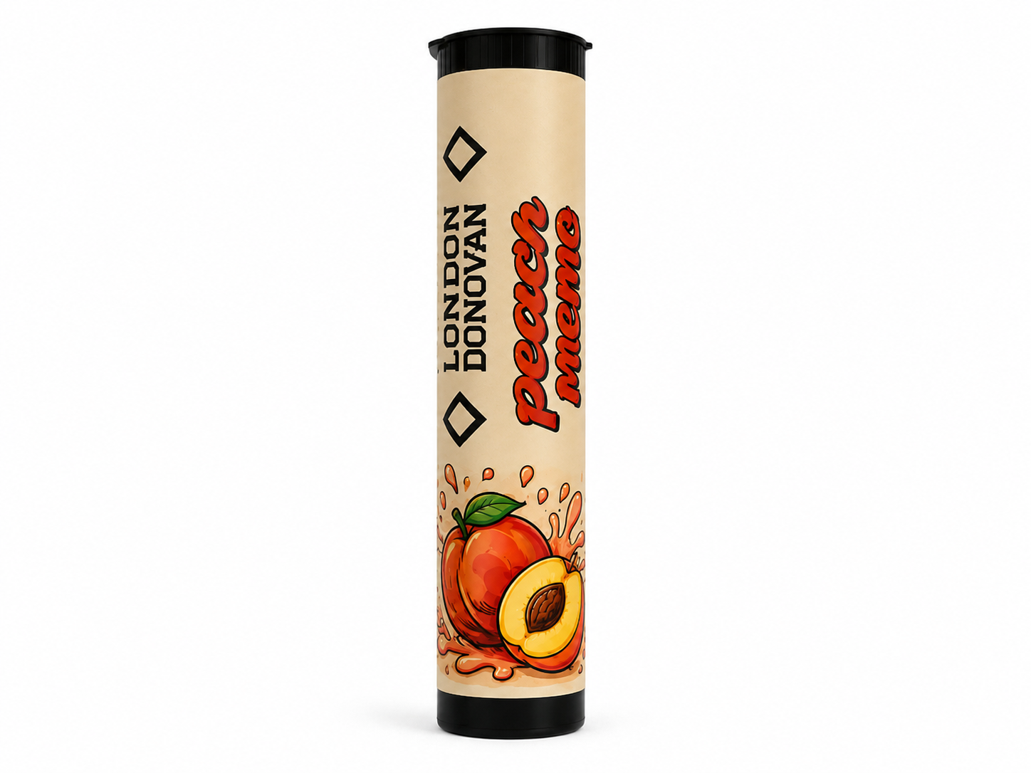 Peach Momo - Single 1.25g Infused Preroll - London Donovan