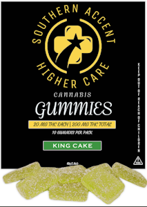 Southern Sky Brands - Southern Accent - King Cake 200mg Gummies****