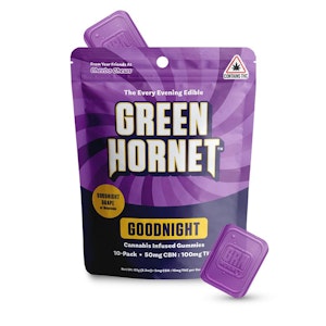 Green Hornet - Green Hornet - Goodnight Grape - 100mg