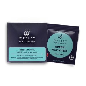 Wesley Tea Co. - THC Green Activitea - 40mg - Wesley Tea Co