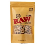 Pre-Rolled Tips - 200/bag - RAW