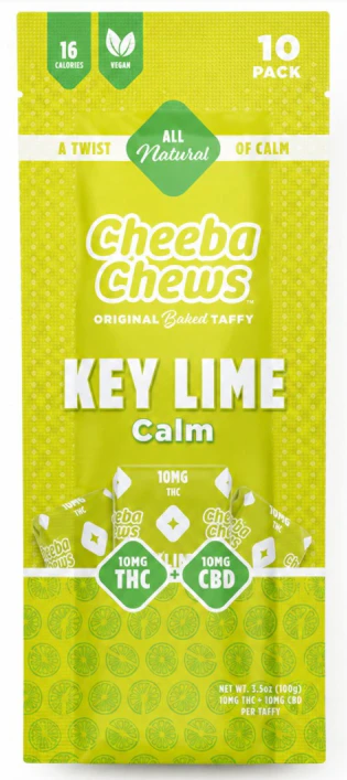 Cheeba Chews - Cheeba Chews - 1:1 Key Lime Fruit Bursts - 100mg Main Image