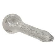 Clear Circuitboard Pipe - Milkyway