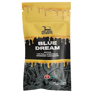 Honey Badger - Blue Dream Diamond Vape Cartridge - 1.1g - Honey Badger