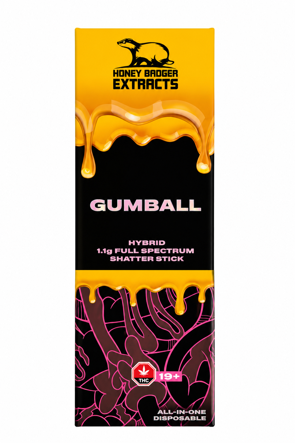 Gumball Vape Pen - 1.1g - Honey Badger