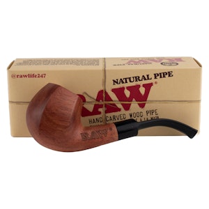 RAW - Wooden Sherlock Pipe - RAW
