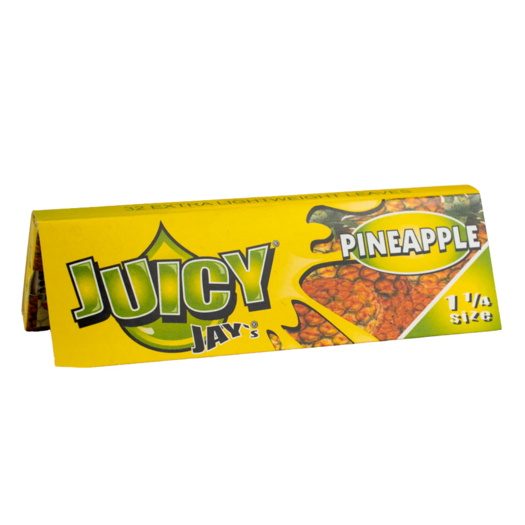 Juicy Jay's Rolling Papers - Pineapple - 1¼ - Juicy Jay's Papers Main Image