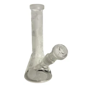 8" Clear Space Odyssey Beaker Bong - Milkyway