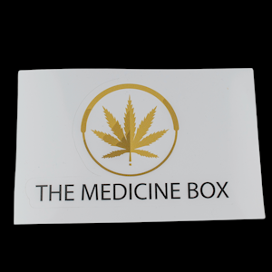 The Medicine Box - White Glossy - Large -  Medicine Box Stickers