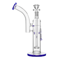 12.5'' Purple Straight Style Bubbler - Legendary