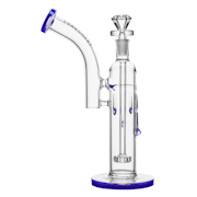 12.5'' Purple Straight Style Bubbler - Legendary
